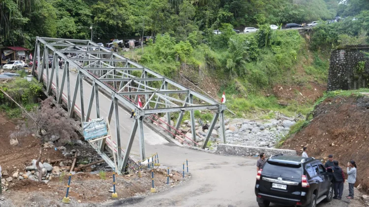 PU Pastikan Jembatan Enang-Enang Tetap Beroperasi Selama Penguatan Struktur