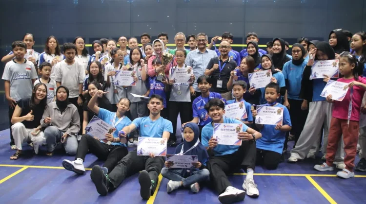 Jabar Sabet Juara Umum Kejurnas Squash 2026, Raih 11 Medali Emas