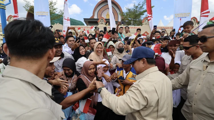 Pesan Presiden Prabowo di Meninting: Saya Titip Jaga Bendungan Ini dengan Baik