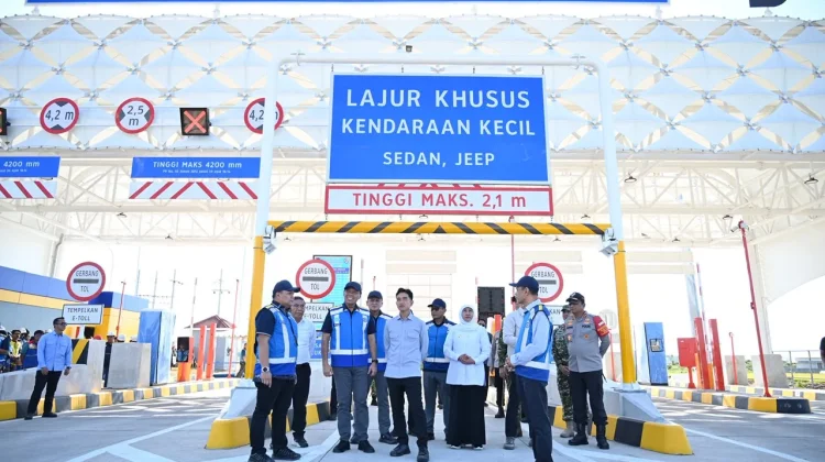 Wapres Tinjau Perkembangan Tol Prosiwangi