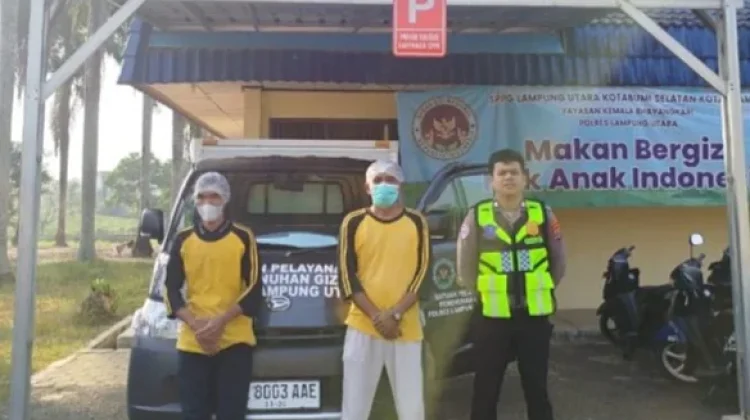 Dukung Program MBG, Satlantas Lampung Utara Pastikan Distribusi Aman dan Lancar
