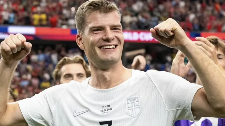 Alexander Sorloth Jadi Sasaran Kebencian usai Norwegia Kalah dari Inggris