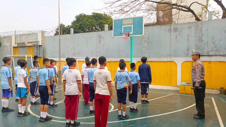 Korlantas Polri Edukasi Siswa Baru Cegah 'Bullying' dan Penyalahgunaan Narkoba