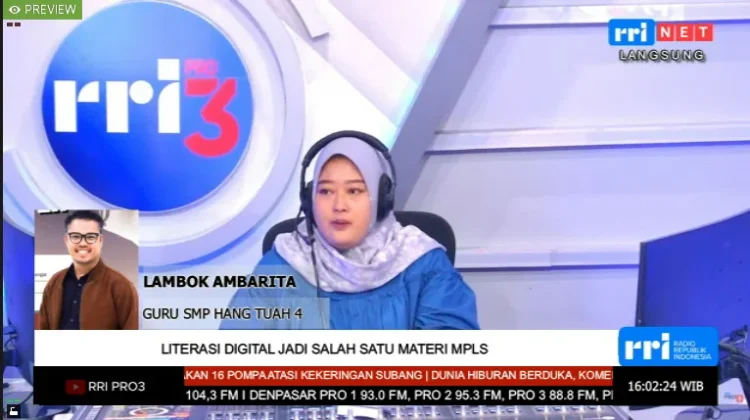 Literasi Digital jadi Materi MPLS di SMP Hang Tuah 4