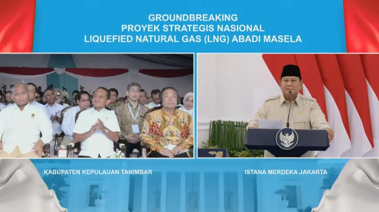 Presiden Prabowo Yakin LNG Masela Akan Jadi Penggerak Ekonomi Indonesia Timur