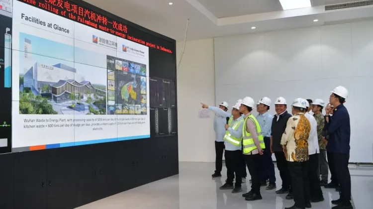 Wapres Tinjau Progres Pembangunan PSEL di Palembang