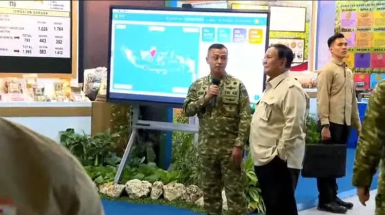 Tiba di Lokasi Panen Raya Malang, Presiden Lihat Langsung Beragam Inovasi TNI
