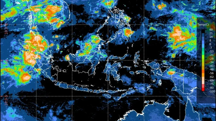 Prakiraan Cuaca Ibu  Kota Provinsi se-Indonesia, 18 Juli