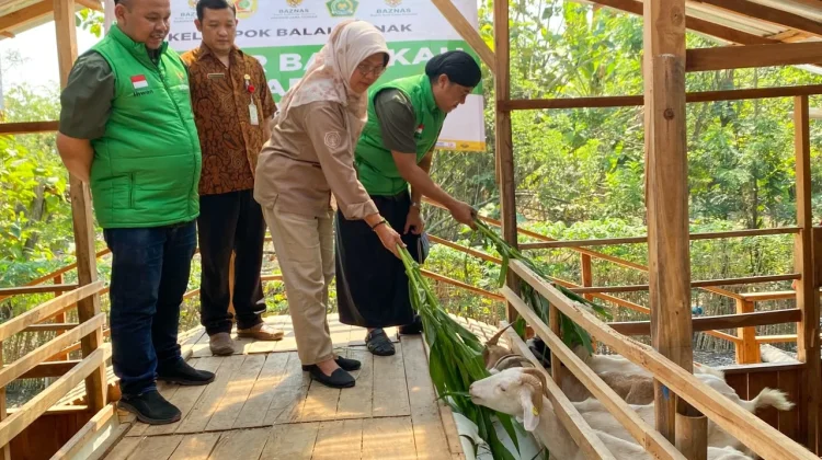 BAZNAS Luncurkan Balai Ternak Kambing Perah di Wonogiri