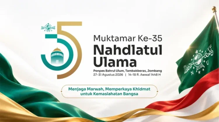 Logo Muktamar NU Ke-35 Karya Alumnus Ponpes Langitan