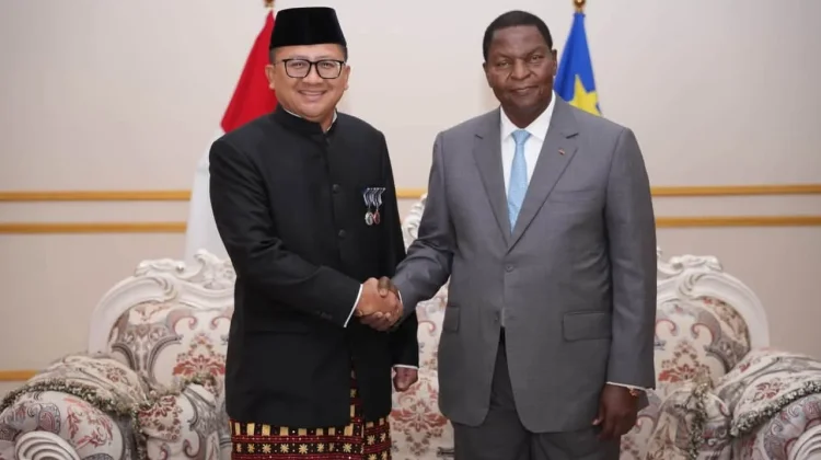 Dubes RI Serahkan Surat Kepercayaan kepada Presiden Afteng