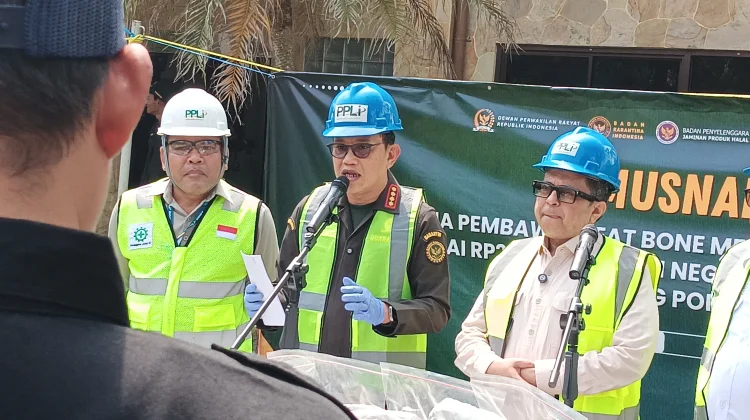 Barantin Musnahkan 312 Ton MBM Terkontaminasi Babi