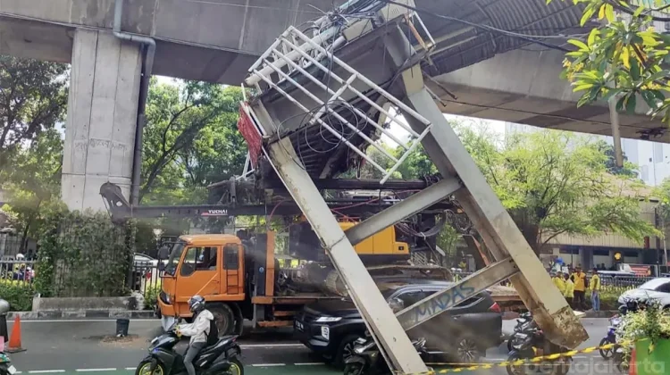 Dishub DKI Siapkan 'Pelican Crossing' sementara di Lokasi JPO Tendean