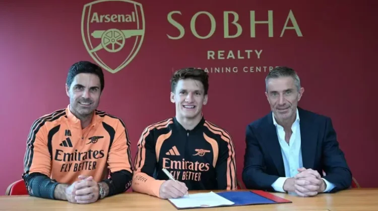 Arsenal Resmi Perkenalkan Christos Tzolis sebagai Rekrutan Baru