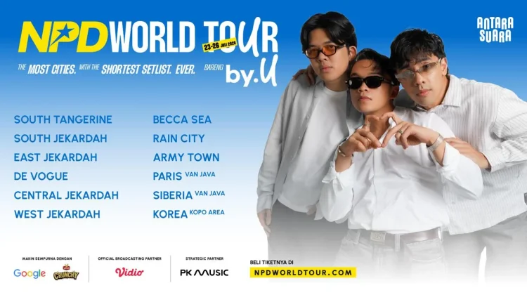 'NPD World Tour' Hadirkan Konsep Tur Musik Interaktif di Berbagai Kota