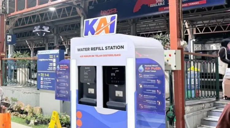 KAI Sediakan 124 Water Station untuk Kurangi Botol Plastik