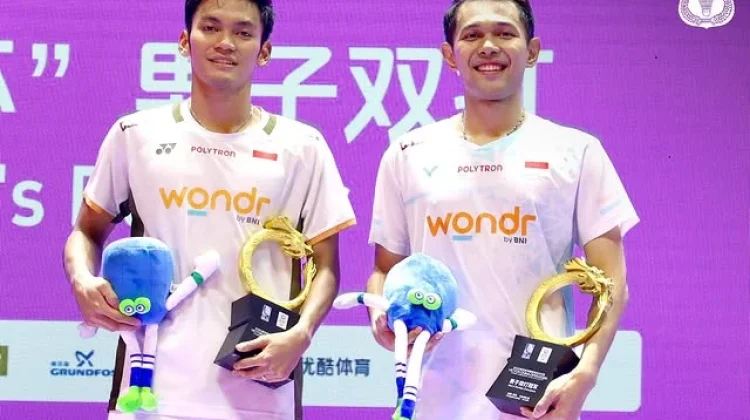 Kalahkan Ranking Satu Dunia Secara Beruntun, Fajar/Fikri Juara China Open 2026