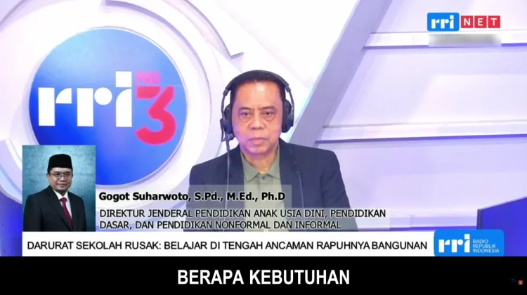 Pemerintah Apresiasi Peran Masyarakat dan Media Informasikan Sekolah Rusak