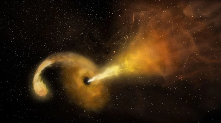 Lubang Hitam Misterius Terdeteksi Melahap Bintang Jauh dari Pusat Galaksi