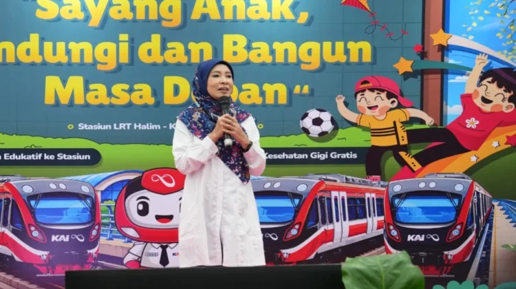 Edukasi Gigi Hari Anak Nasional LRT Jabodebek Sasar 50 Murid Disabilitas