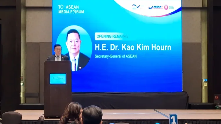 Buka ASEAN Media Forum, Sekjen Kao Soroti Tantangan AI dan Disinformasi