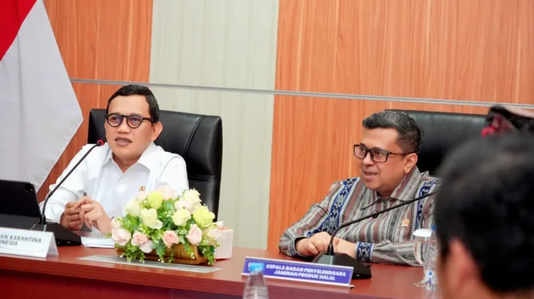 Barantin dan BPJPH Perkuat Sinergi Jelang Wajib Halal Mulai Oktober 2026