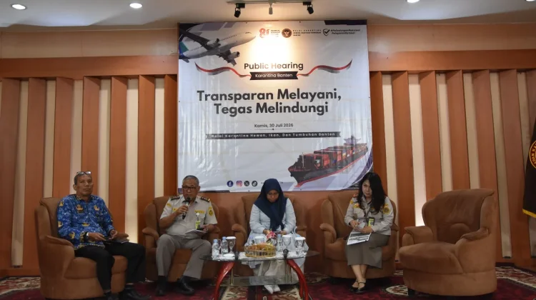Karantina Banten Raih Nilai SKM 91,01 dan Perkuat Pengawasan