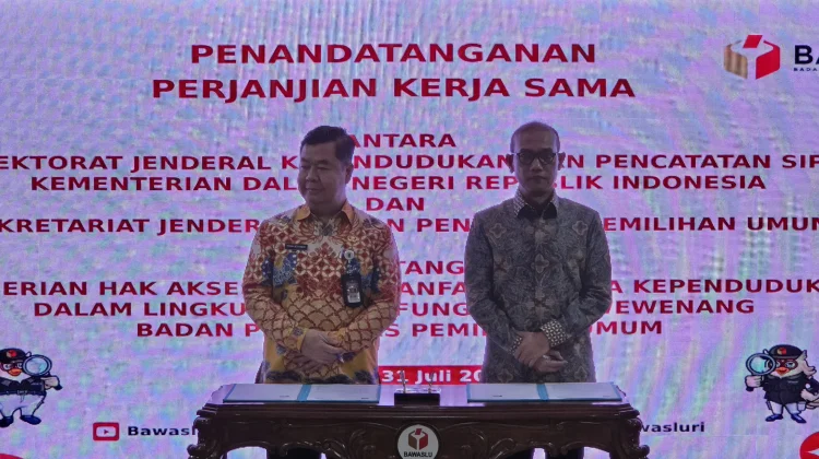 Bawaslu Gandeng Dukcapil Kemendagri Awasi Data Pemilih untuk Pemilu 2029