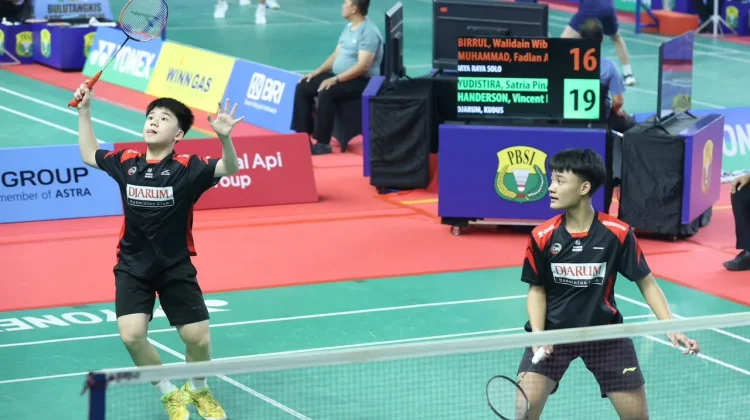Satria/Vincent Juara Ganda Pemula Putra Kejuaraan Bulutangkis Kapolri Cup 2026