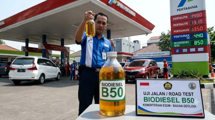Wamen ESDM Yuliot Tinjau Penerapan B50, Pengemudi Akui Mesin Tetap Lancar