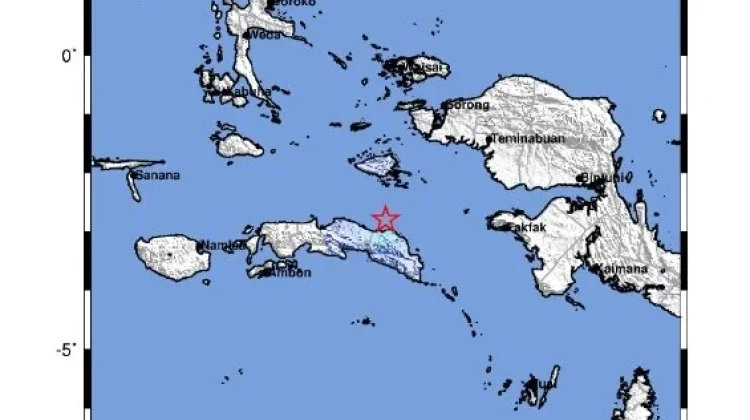 Gempa Bumi M5.1 Terjadi di Seram Bagian Timur Maluku