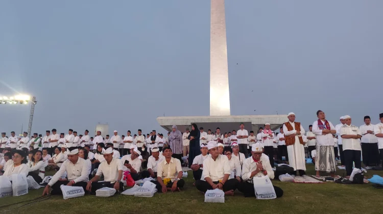 Toleransi Warnai Salat Magrib Berjemaah pada Zikir dan Doa Kebangsaan