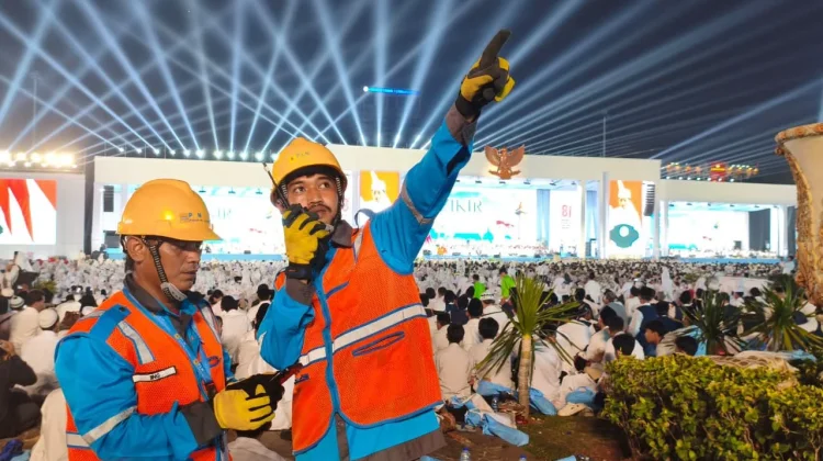 PLN Jaga Listrik, tanpa Kedip pada Zikir Kebangsaan di Monas
