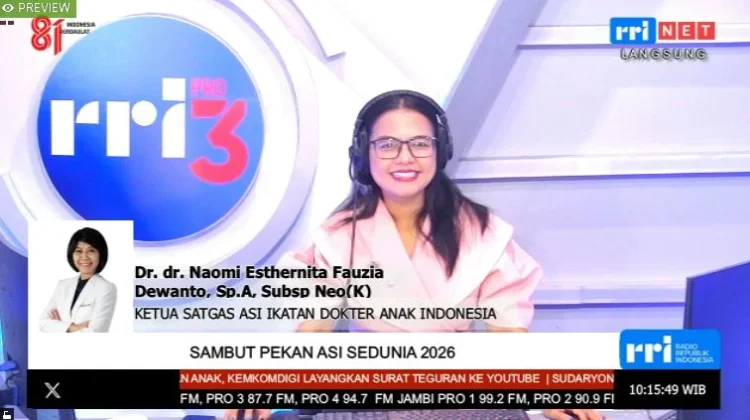 IDAI: Capaian ASI Eksklusif Indonesia Terus Tunjukkan Tren Positif