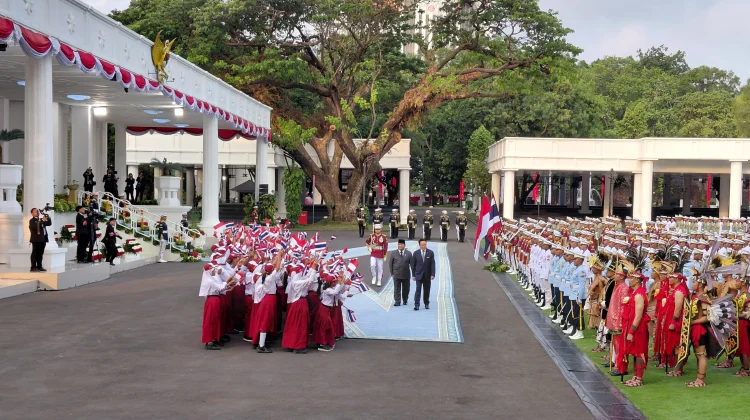 PM Thailand disambut Meriah Puluhan Siswa SD
