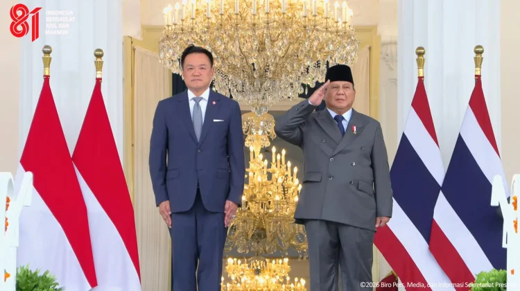 Tiba di Istana Merdeka, PM Tailan Anutin Perdana Kunjungi Indonesia