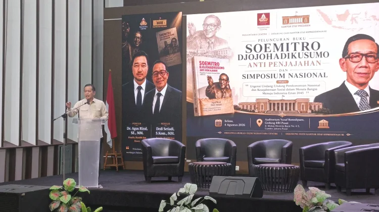 Nusantara Centre Luncurkan Buku Soemitro Djojohadikusumo: Anti Penjajahan