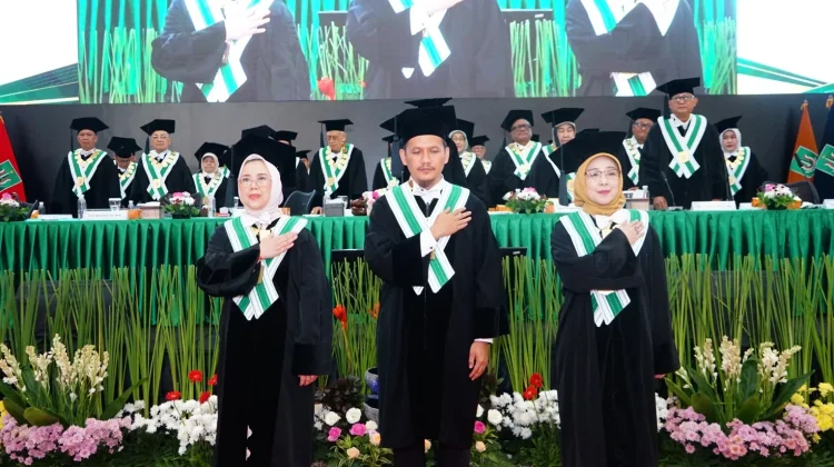 UNAS Kukuhkan Tiga Guru Besar, Perkuat Keilmuan dari AI hingga Sosiologi Ekonomi