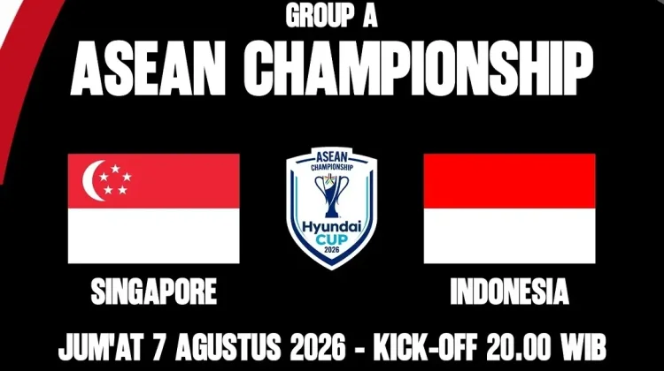 Simak Jadwal Timnas Indonesia Vs Singapura di Piala AFF 2026