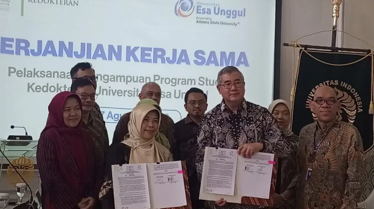 Universitas Esa Unggul Gandeng UI Perkuat Mutu Pendidikan Kedokteran