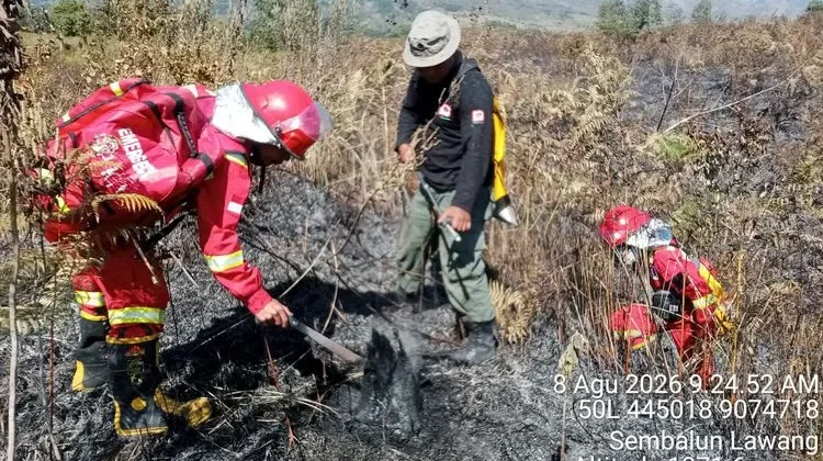 Karhutla di TN Gunung Rinjani Dipastikan Berhasil Dikendalikan