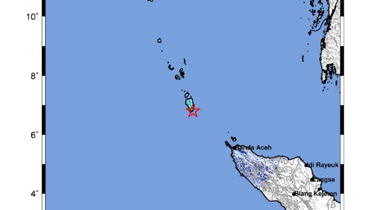 Laut Andaman Diguncang Gempa M5.7, BMKG: Tidak Berpotensi Tsunami