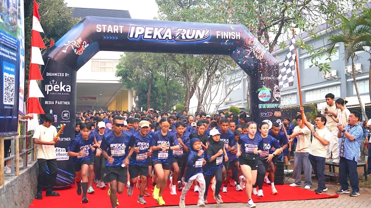Murid IPEKA Grand Wisata Belajar Kepemimpinan lewat Ajang Lari