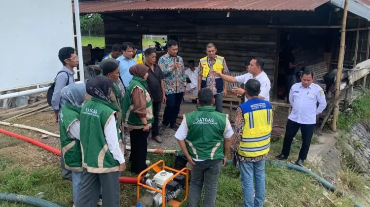 Pemkab Aceh Besar Kerahkan Pompa Air-Sumur Bor Atasi Kekeringan Sawah