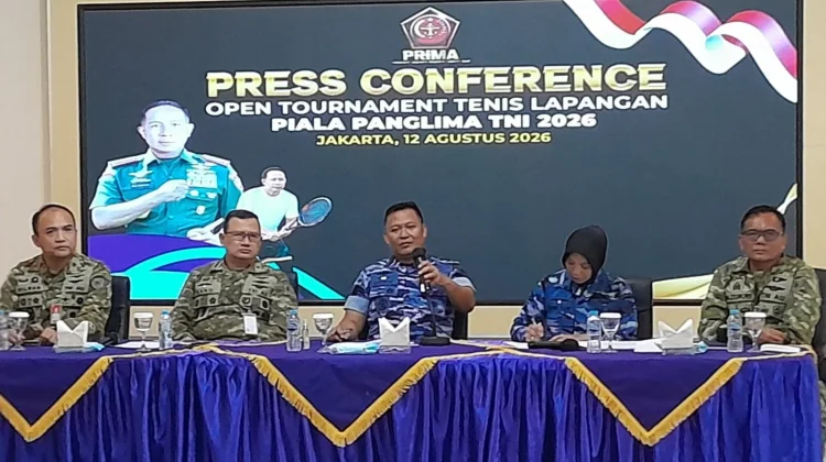Total Hadiah Turnamen Tenis Terbuka Piala Panglima TNI Ratusan Juta Rupiah