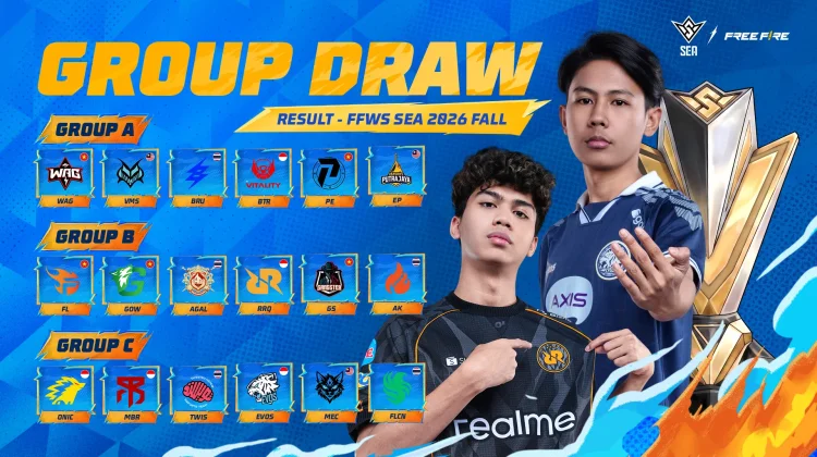 Lima Tim Indonesia Berlaga di Free Fire World Series Southeast Asia 2026 Fall