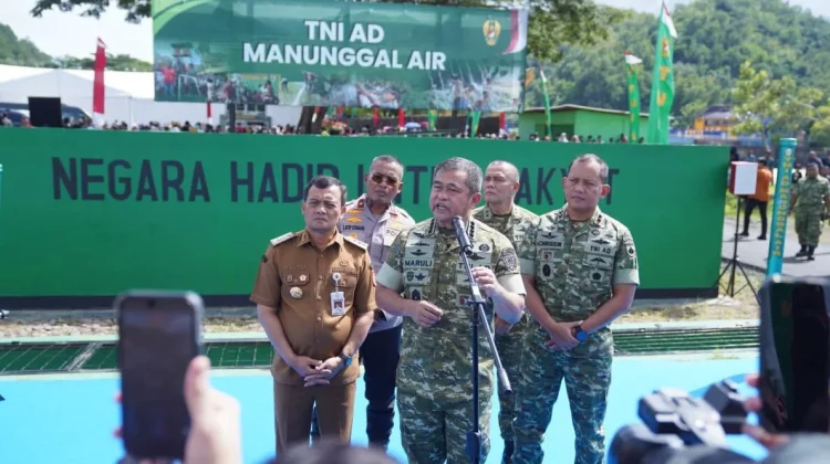 TNI AD Bangun Fasilitas Pengairan Pertanian di 1.703 Titik