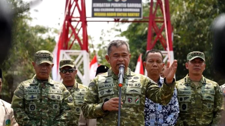 KSAD Maruli: 2.500 Jembatan TNI AD Rampung, Akses Warga dan Pelajar Makin Mudah