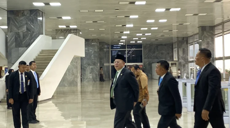 Pimpinan DPR Mulai Tiba di Parlemen jelang Sidang Tahunan MPR RI 2026