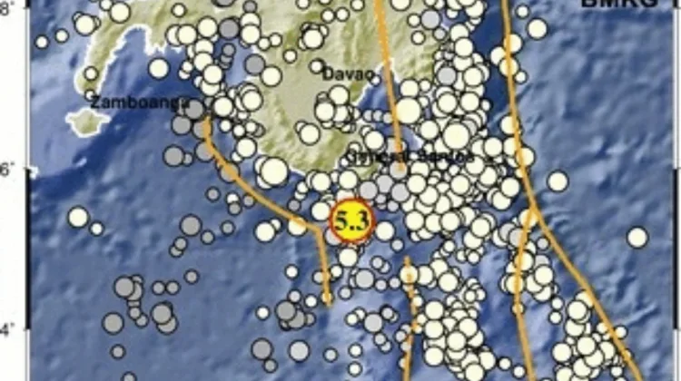 Gempa Magnitudo 5,3 Guncang Mindanao, BMKG Pastikan Tak Berpotensi Tsunami